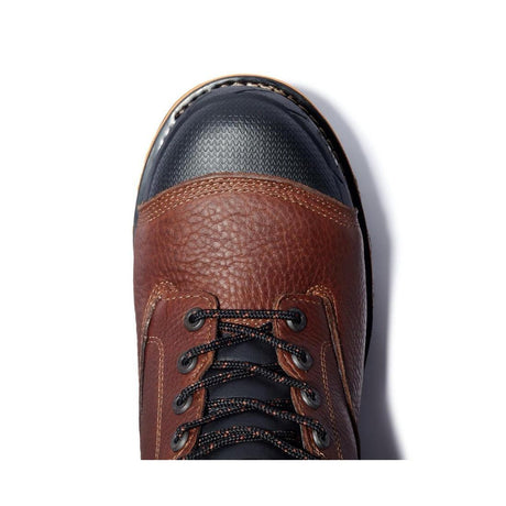 Timberland Pro Boondock 8 Inch Composite-Toe Waterproof Ins 600G Work Boot Brown Top View Detail
