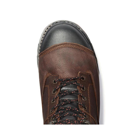 Timberland Pro Boondock 8 Inch Composite-Toe Waterproof Ins 1000G Work Boot Brown Top View Detail