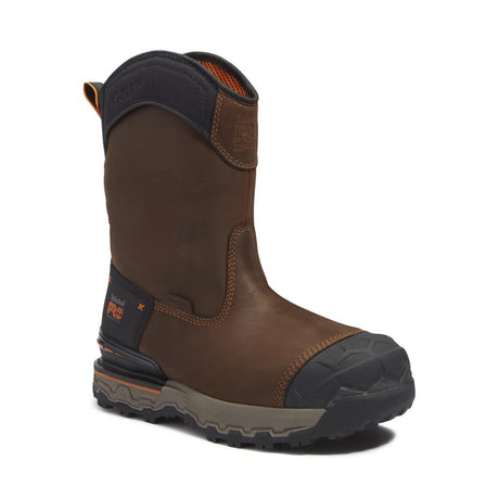 Timberland Pro Boondock Ultralight Waterproof Composite Toe Pull On Work Boots – Medium Brown Medial View