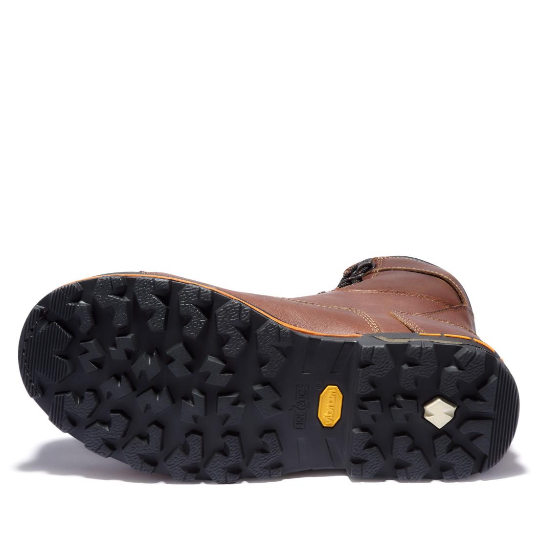 Timberland Pro Boondock EV Waterproof CSA Composite Toe Work Boots – Dark Brown Sole View
