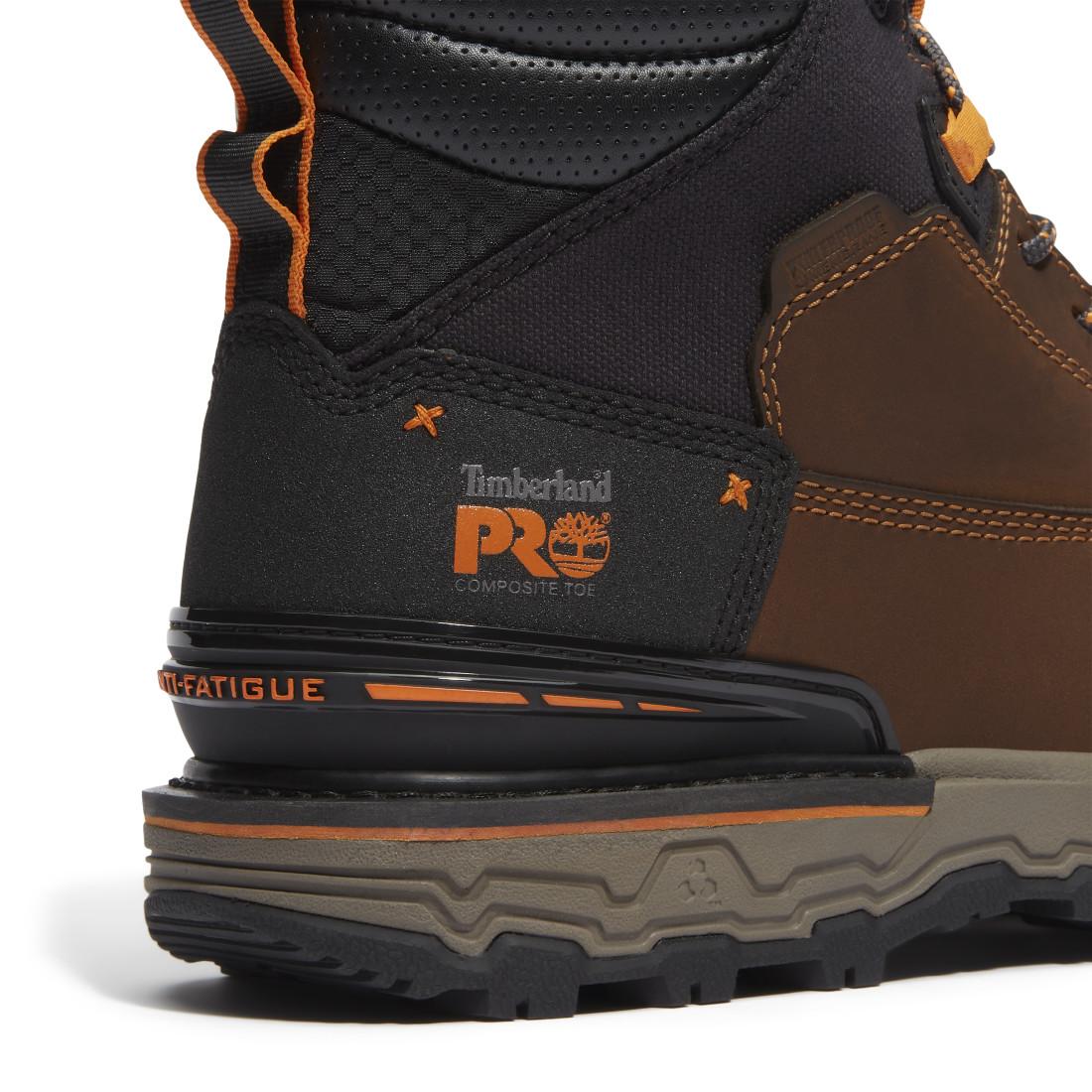 Timberland Pro Boondock Ultralight Waterproof INS 400g Composite Toe Work Boots – Medium Brown Detail View