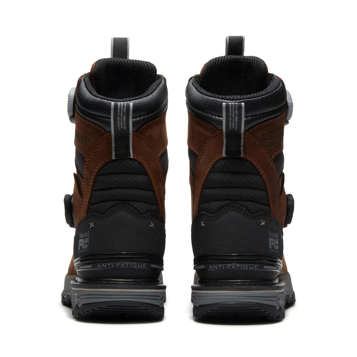 Timberland Pro Boondock Ultralight 8 Inch Composite Toe Waterproof BOA Work Boots Brown A5SN6 back image
