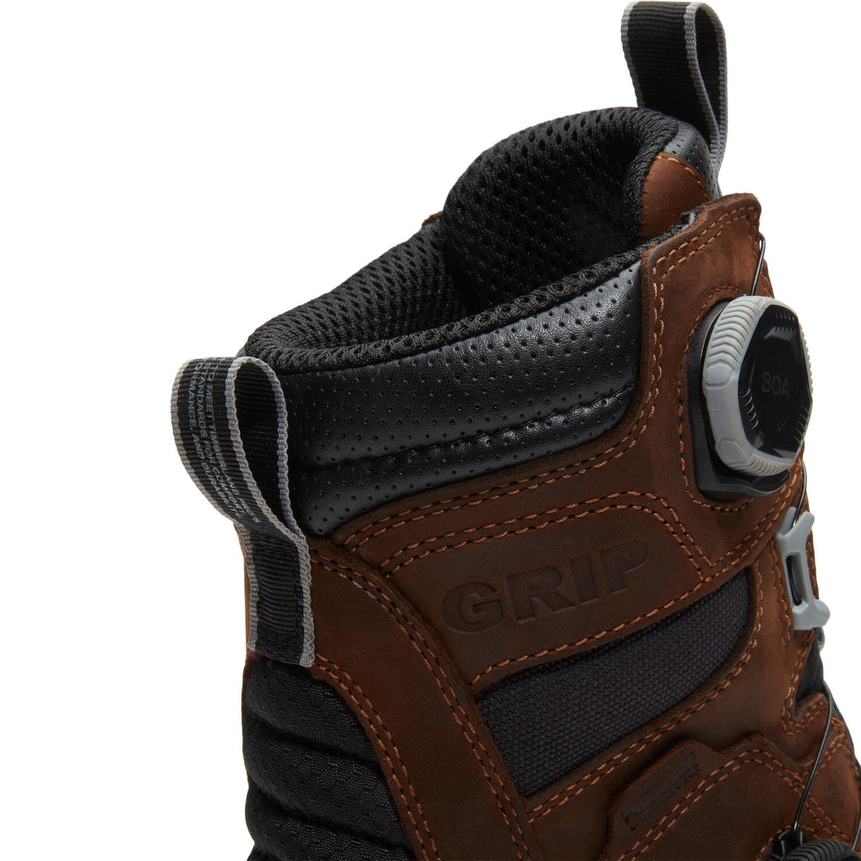 Timberland Pro Boondock Ultralight 8 Inch Composite Toe Waterproof BOA Work Boots Brown A5SN6 detail image