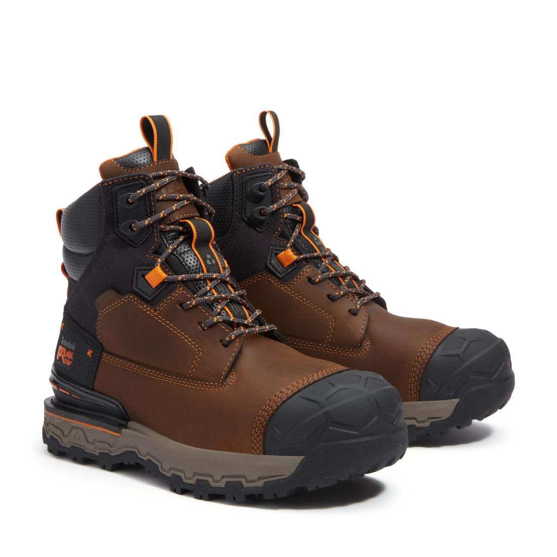 Timberland Pro Boondock Ultralight Waterproof Composite Toe Work Boots Grey Pair View