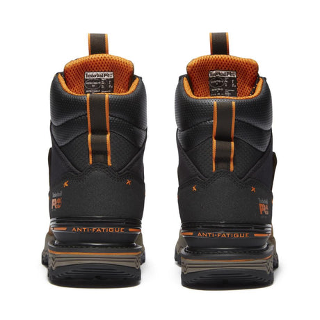 Timberland Pro Boondock Ultralight Waterproof Composite Toe Work Boots – Light Brown Heel-Back View