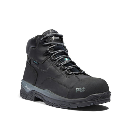 Timberland Pro Bosshog 6 Inch Composite-Toe Waterproof PR Work Boot Black Medial View