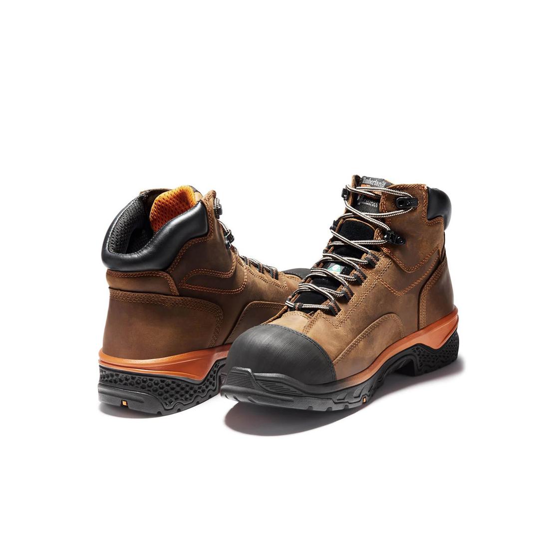 Timberland Pro Bosshog CT Boot CSA Brown And Orange – Steel Toes