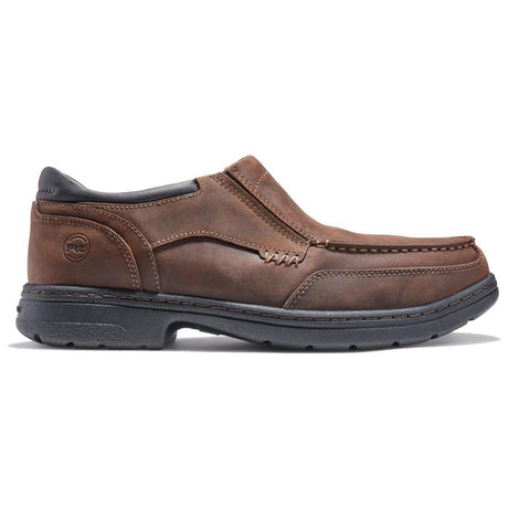 Timberland Pro Branston Alloy-Toe Moc Toe Slip-On Work Shoe Brown Profile Image