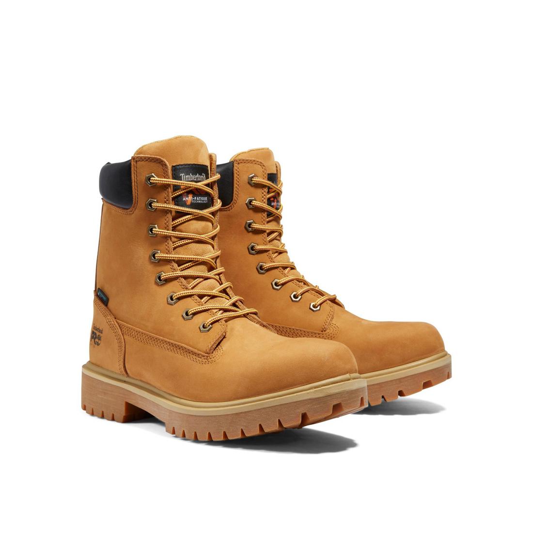 Timberland Pro 8 Direct Attach Waterproof Boots Men s Wheat