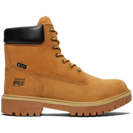 Steel Toes B2B - Direct Attach 6 Inch Steel-Toe Waterproof Ins 200G Work Boot Wheat Profile View