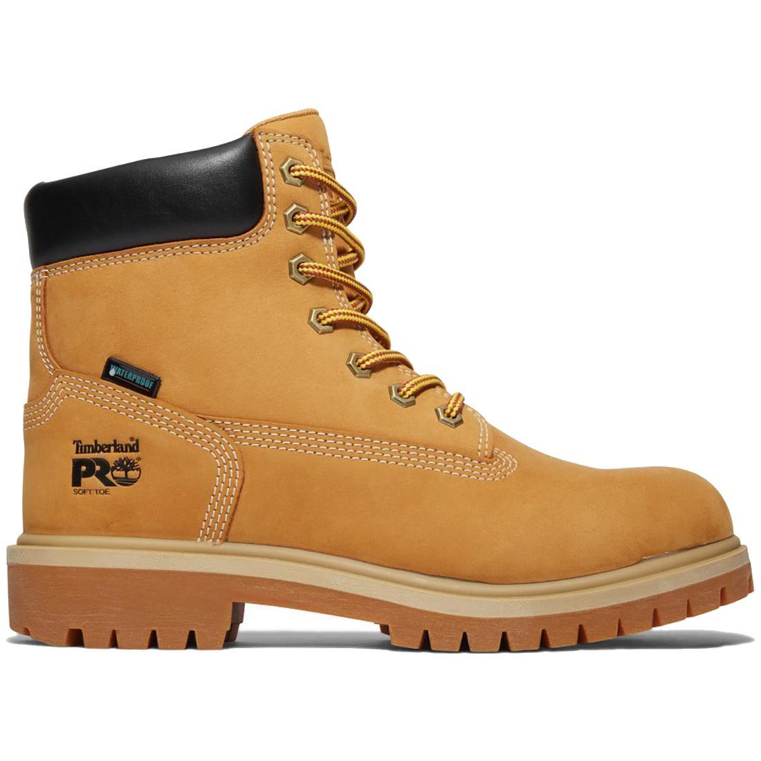 Timberland Pro Women's Direct Attach 6 Inch Waterproof Ins 200G Boot Wheat Profile View