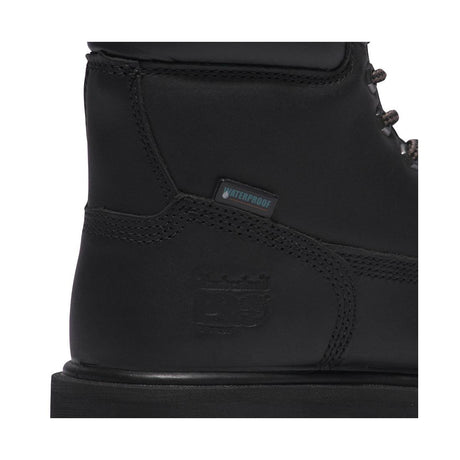 Timberland Pro Direct Attach 6 Inch Soft-Toe Waterproof Ins 200G Boot Black Upper Detail View