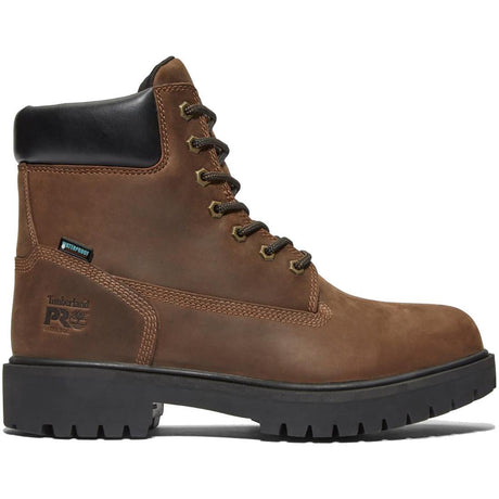 Timberland Pro Direct Attach 6 Inch Soft-Toe Waterproof Ins 200G Boot Dark Brown Profile Image