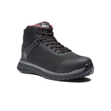 Timberland Pro Women’s Drivetrain Nano-Toe Work Boot Sd35 Mid Black/Grey Medial View