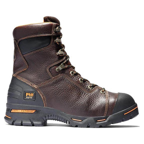 Timberland Pro Endurance 8 Inch Steel-Toe Work Boot Brown Profile View