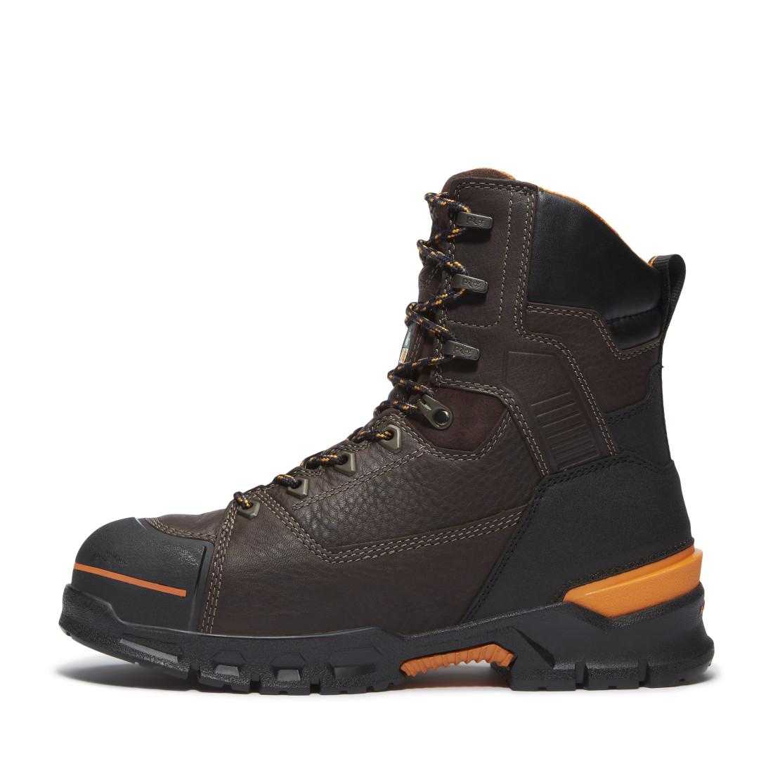 Timberland Pro Endurance EV Waterproof Composite Toe Work Boots – Dark Brown View