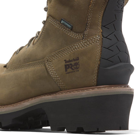 Timberland Pro Evergreen EV Waterproof Composite Toe 400g INS Work Boots – Medium Brown Detail View
