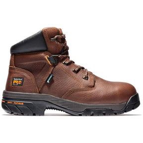 Timberland Pro Helix 6 Inch Soft-Toe Boot Brown Profile View