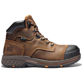 Steel Toes b2b - Helix HD 6 Inch Composite-Toe Waterproof Work Boot Brown Profile View