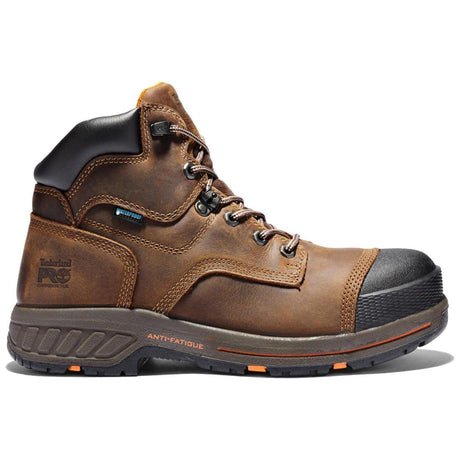 Timberland Pro Helix HD 6 Inch Composite-Toe Waterproof Work Boot Brown Profile Image