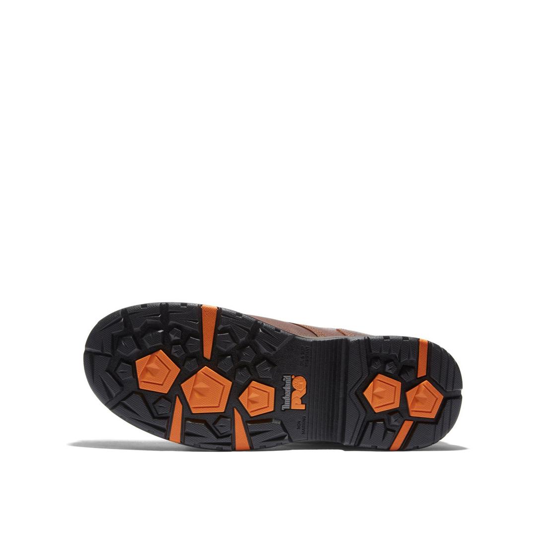 Timberland Pro Helix HD 6 Inch Composite Toe Met Guard Work Boot Brown Sole View