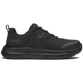 Timberland Pro Intercept Steel-Toe Oxford Work Shoe Black Profile View