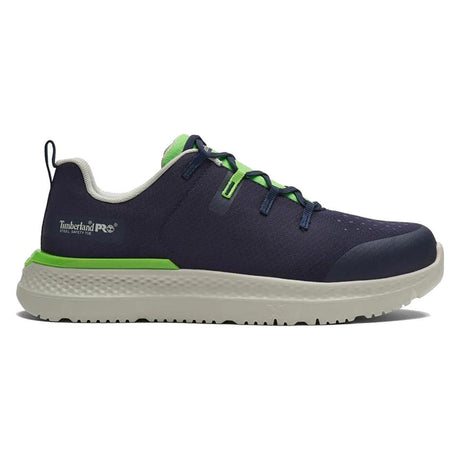 Timberland Pro Intercept Steel-Toe Oxford Work Shoe Blue Profile Image