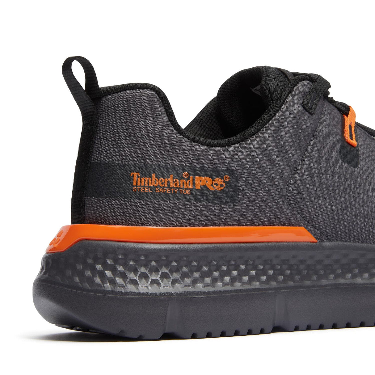 Timberland Pro Intercept Steel Toe Work Shoes Grey A5ME3 heel image