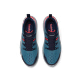 Timberland Pro Women's Intercept Steel-Toe Oxford Work Shoe Teal/Blue Front-upper View