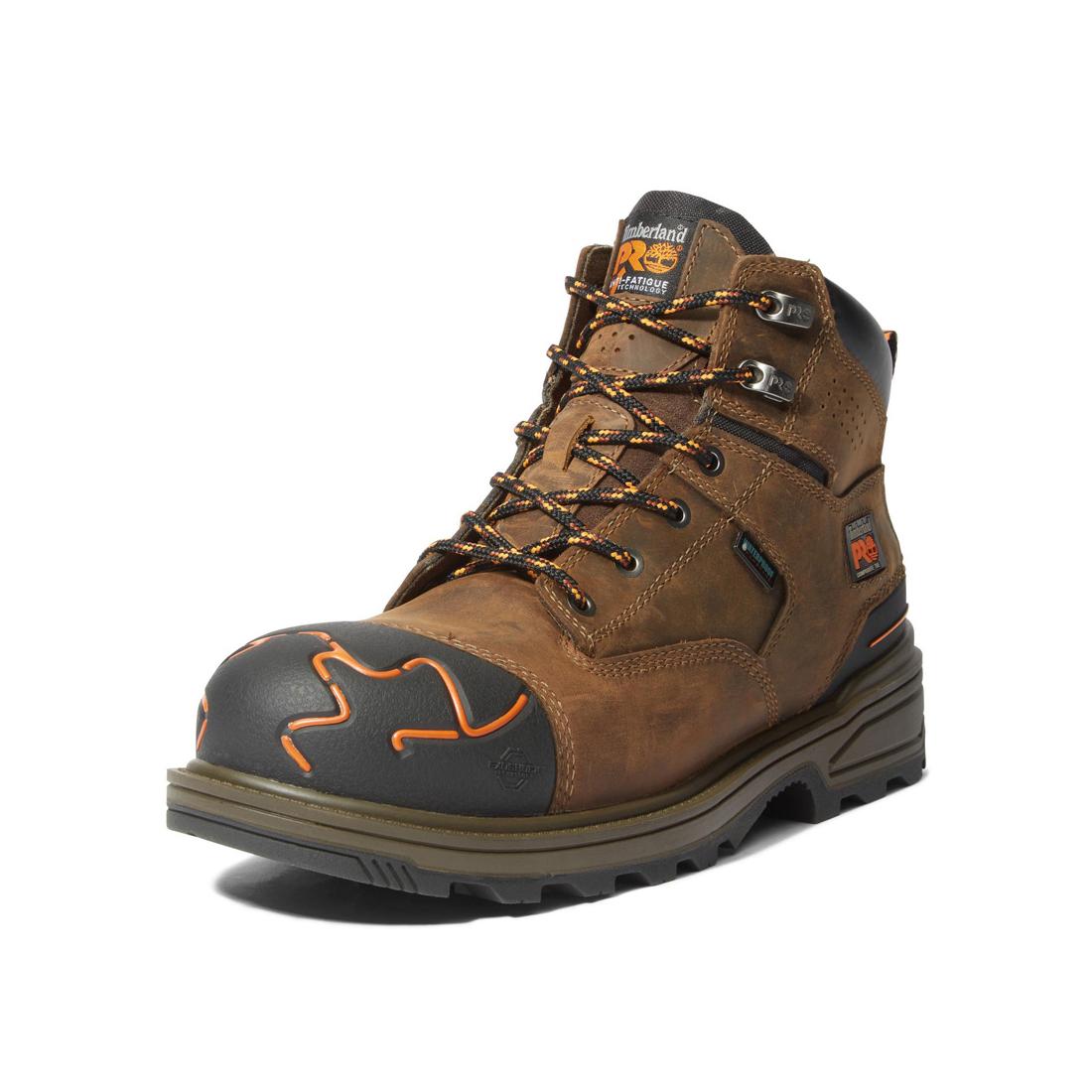 Timberland Pro Magnitude CT WP Boot BRN/ORG – Steel Toes