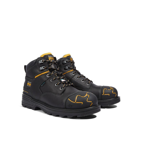 Timberland Pro Magnitude 6 Inch Composite-Toe Waterproof PR Work Boot Black Detail View