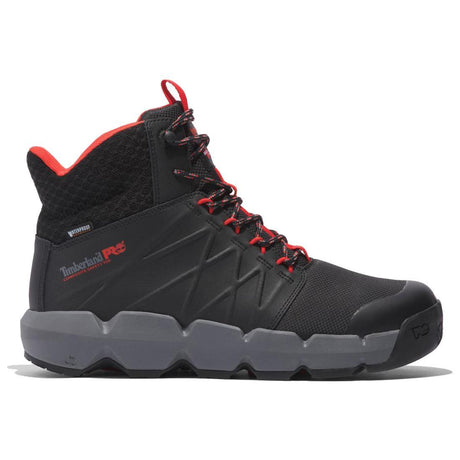Timberland Pro Morphix 6 Inch Composite-Toe Waterproof Work Boot Black Profile Image