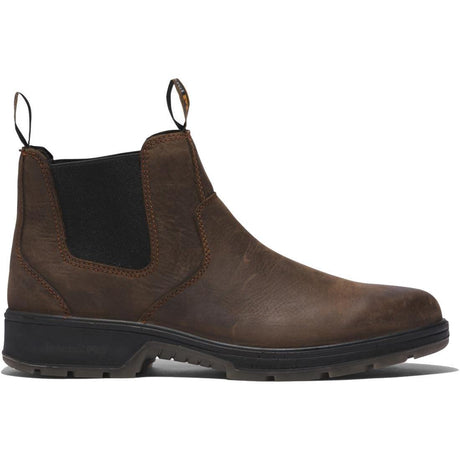 Timberland Pro Nashoba Soft Toe Chelsea Work Boot Brown Profile Image