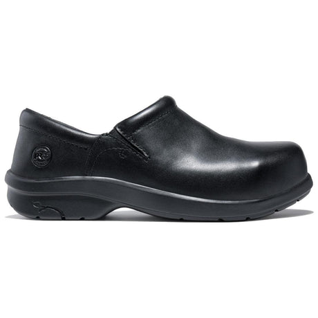 Timberland Pro Women's Newbury Alloy-Toe Slip-On Work Shoe Black Profile Image