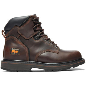 Timberland Pro Pit Boss 6 Inch Soft-Toe Boot Brown Profile View