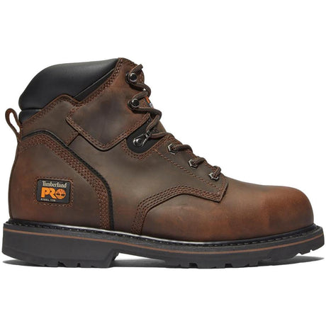 Timberland Pro Pit Boss 6 Inch Steel-Toe Work Boot Brown Profile Image