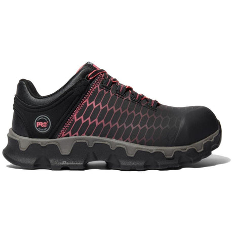 Timberland Pro Women's Powertrain Sport Alloy-Toe Work Shoe Black/Pink A1I5Q Profile Image