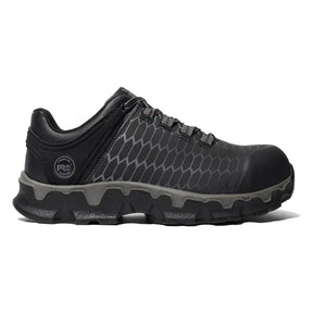 Timberland Pro Women's Powertrain Sport Alloy Toe Work Shoe Black Profile View