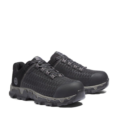 Timberland Pro Powertrain Sport SD35 Women’s Alloy Toe Work Shoes – Black Angled View
