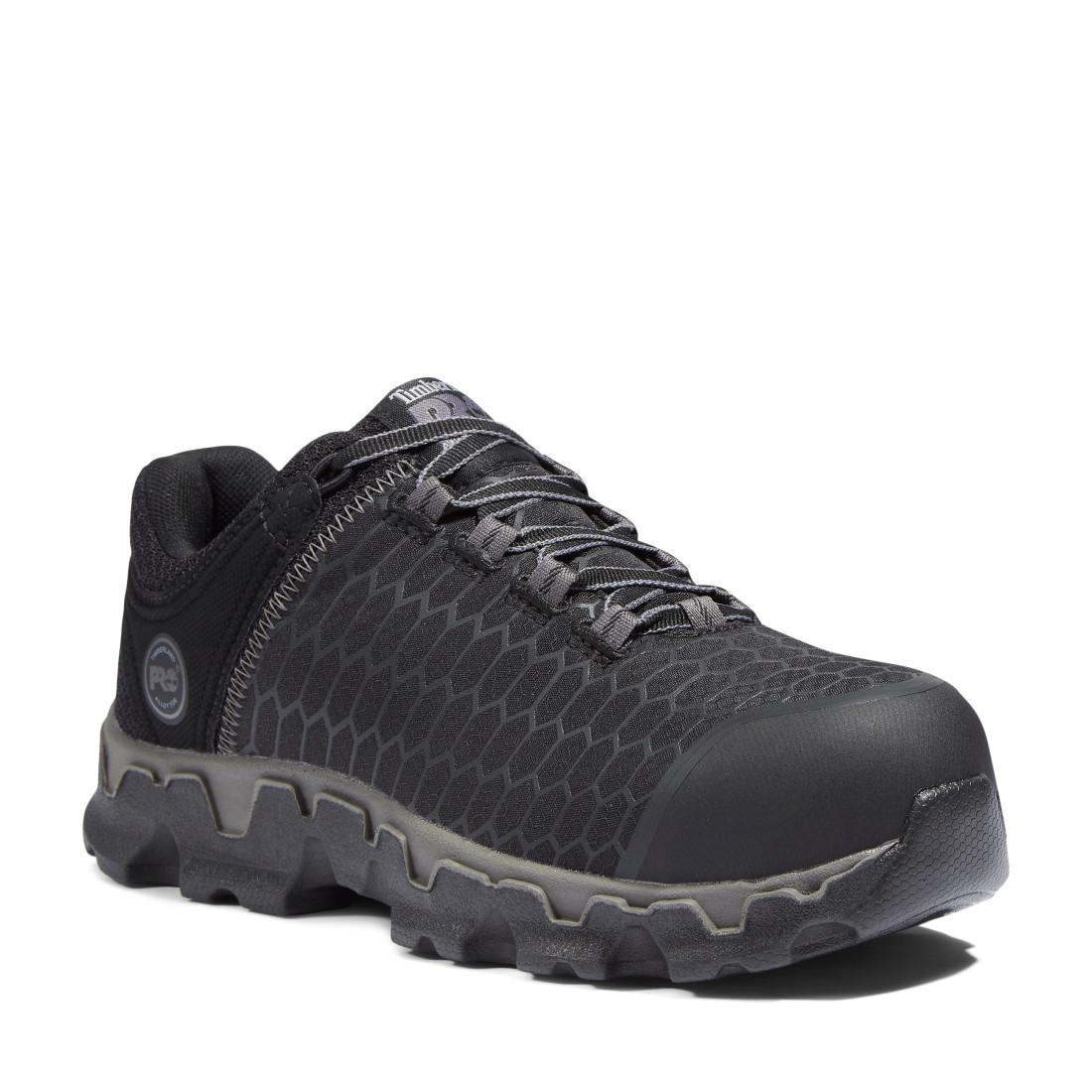 Timberland Pro Powertrain Sport SD35 Women’s Alloy Toe Work Shoes – Black Medial View