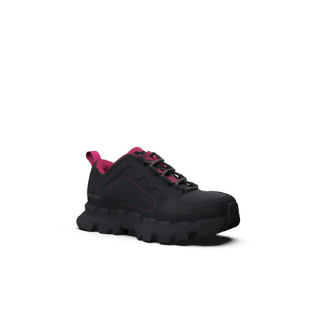 Timberland Pro Women's Powertrain Ev Composite-Toe Work Shoe Black Angled View