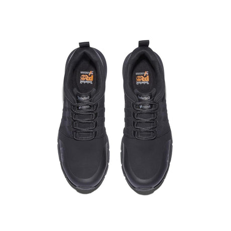Timberland Pro Radius EH Composite-Toe Work Shoe Black Upper Detail View