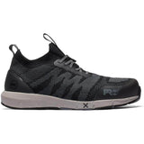 Timberland Pro Radius Knit Composite-Toe Work Shoe Fp Csa Black Grey Profile View