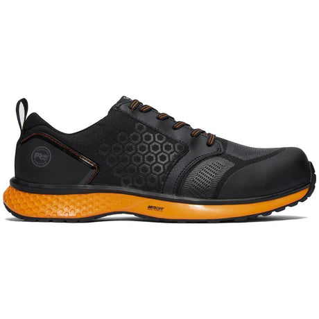 Timberland Pro Reaxion Composite-Toe Work Shoe Black\Orange Profile Image