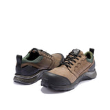 Timberland Pro Reaxion Composite-Toe Waterproof Work Shoe Brown Heel-Back View