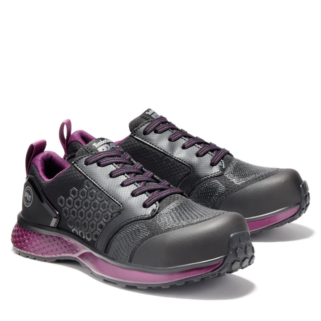 Timberland Pro Reaxion Women’s Composite Toe Work Shoes – Black View