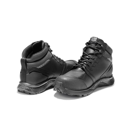 Timberland Pro Women's Reaxion Composite-Toe Waterproof Work Boot Black Top View Detail