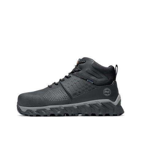 Timberland Pro Ridgework Composite-Toe Waterproof Work Boot Black Angled View