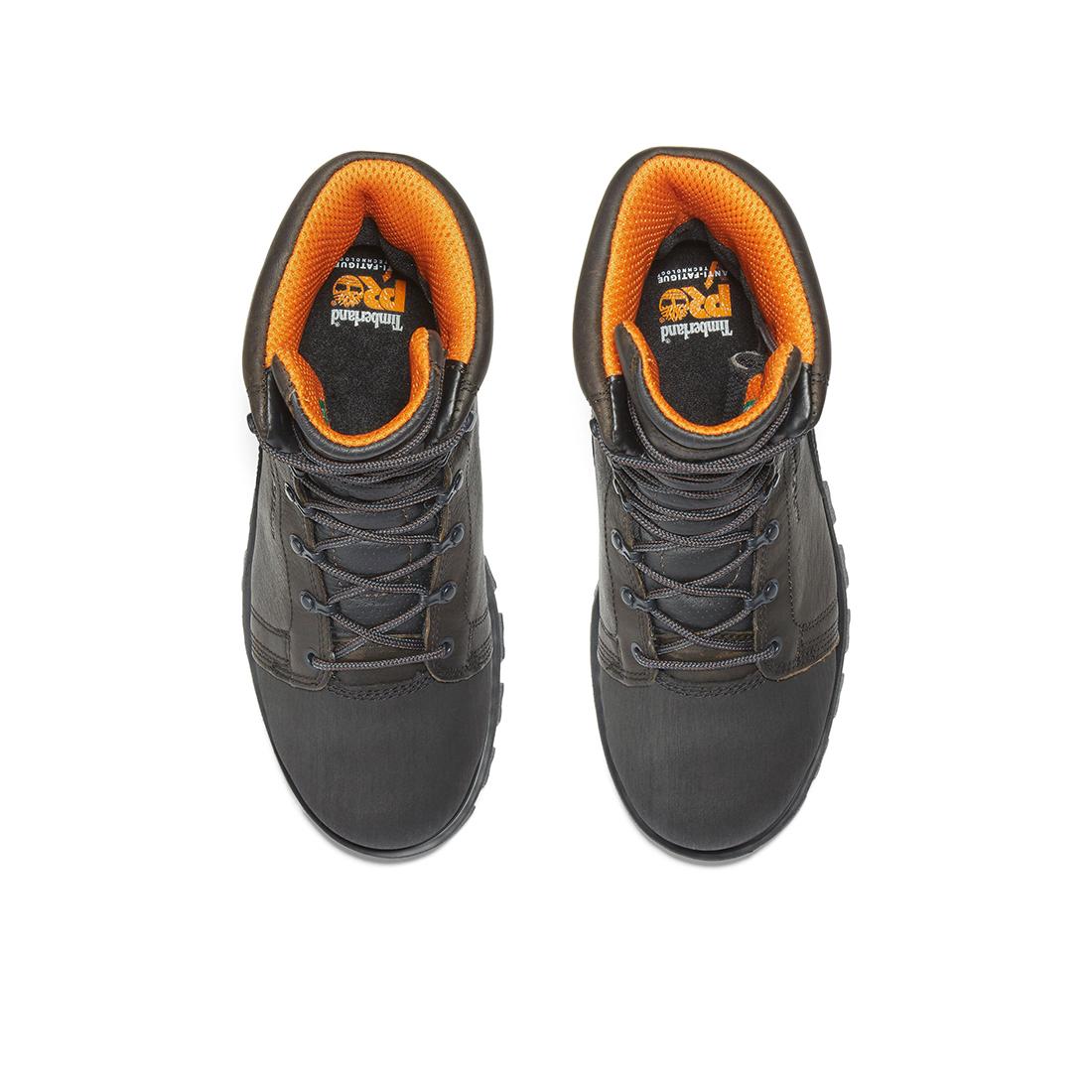 Timberland Pro Rigmaster Img 8-Inch Waterproof Alloy-Toe Work Boot Brown Front-upper View