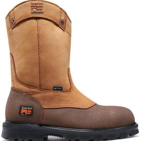 Timberland Pro Rigmaster Steel-Toe Waterproof Pull-On Work Boot Brown Profile View